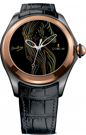 Replica Corum Heritage Bubble Dani Olivier rose gold bezel L082 / 03018 - 082.310.93 / 0061 D002 watch